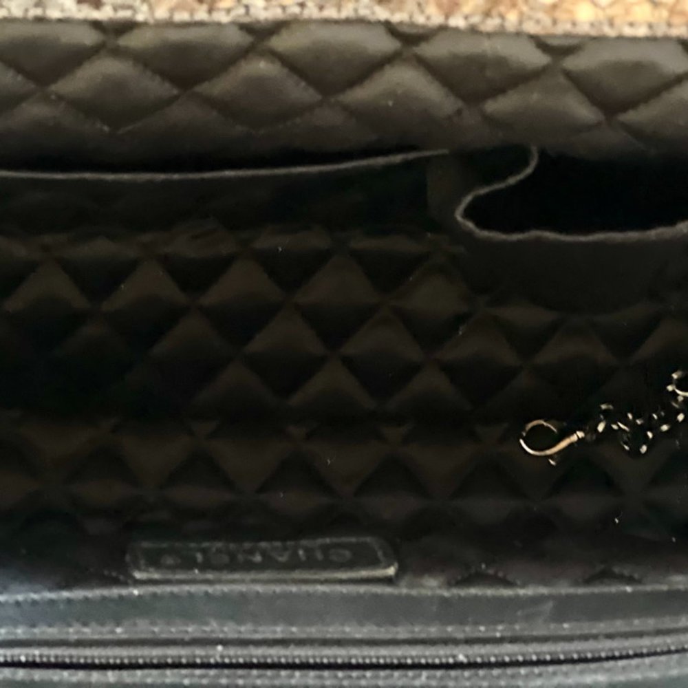 Chanel Metallic Python Shoulder Bag - image 2